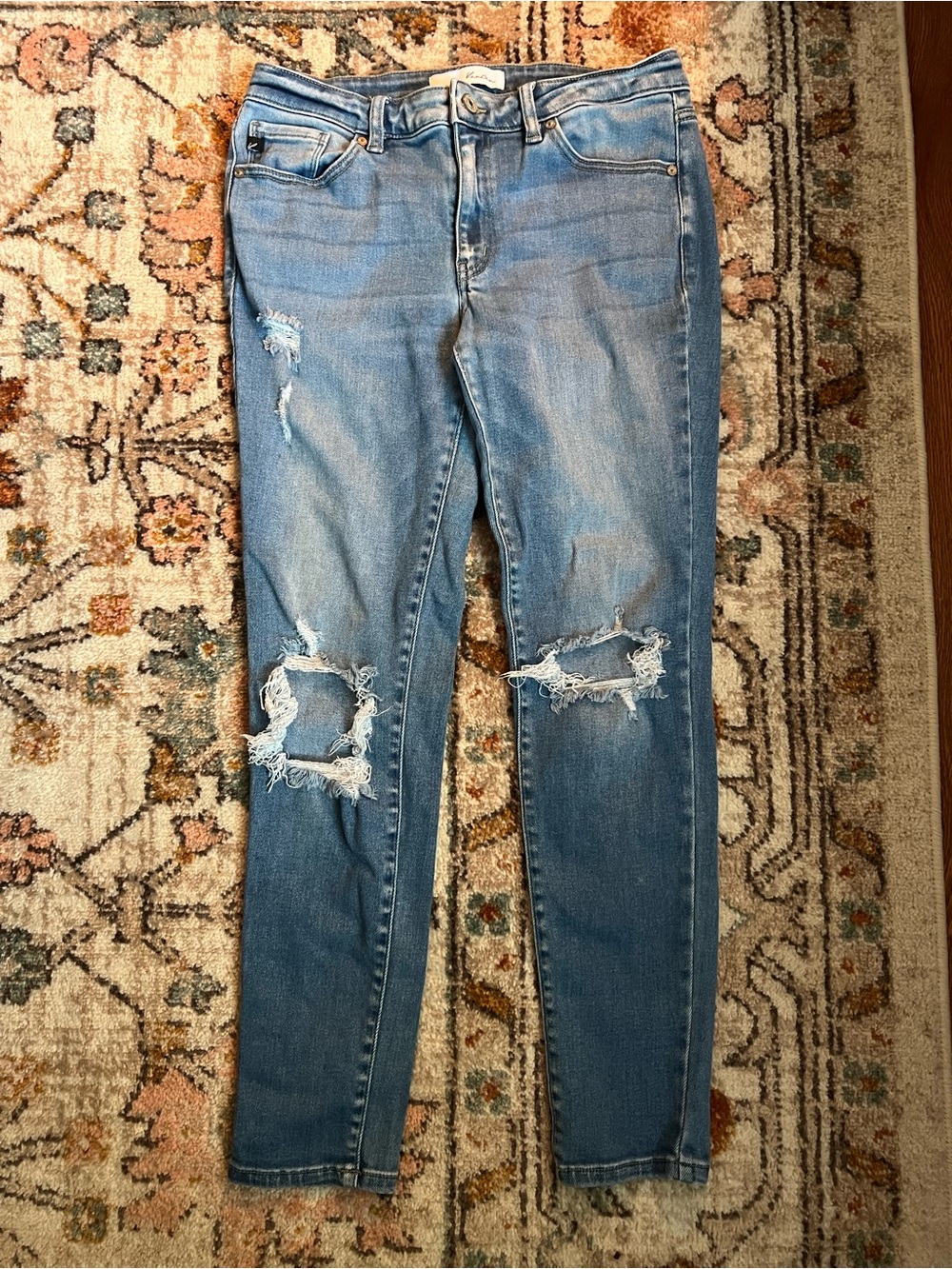KanCan Light Blue Distressed Skinny Jeans